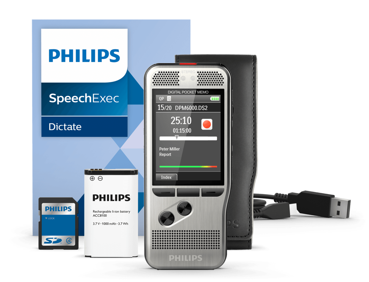 Philips DPM6000 Digital Recorder | Dictation Products Canada