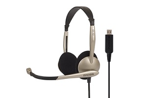 Koss Stereo PC Headset with Noise Canceling Microphone USB Pic – Supon Voice
