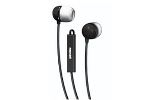 Maxell In-Ear Rubberized Headset with Microphone 190300 (Black) – Supon Voice