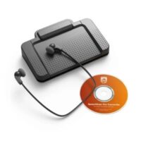 Philips Speechexec Pro Transcribe Software Kit with USB Pedal and 3.5mm Headset - Includes 2 Year Subscription - www.suponvoice